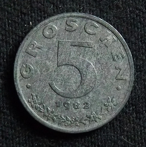 Austria 5 Groschen 1982 Excelente Km 2875