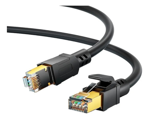 Cabo Ethernet Cat8 Alta Velocidade 2000mhz, 40gbps 20 Metros