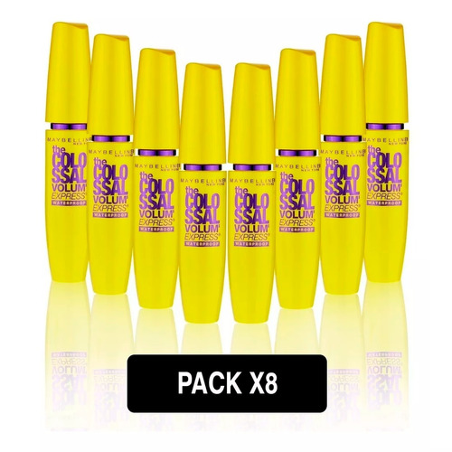 Pack 8 Mascaras De Pestaña Colossal Maybelline New York  