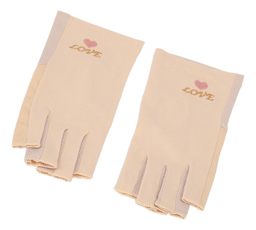 Guantes De Manicura Protección Uv Uv Fibra De Algodón Sin