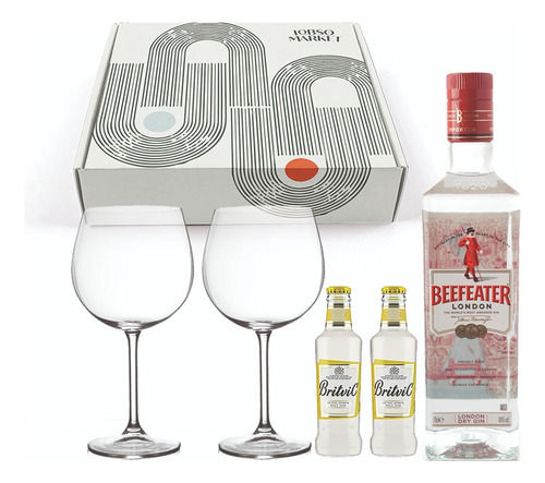 Caja Regalo Beefeater X1 + Copa Cristal X2 + Tonica X2