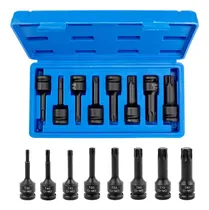 Comprar Juego De Dados Torx 1\u002F2 Pulgadas Y Brocas De Impacto 8 Pieza