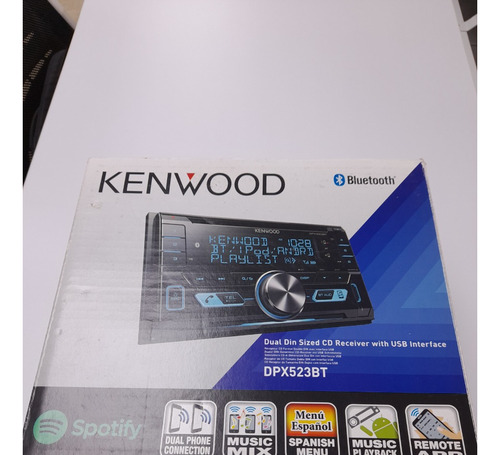 Reproductor Kenwood Modelo Dpx523bt