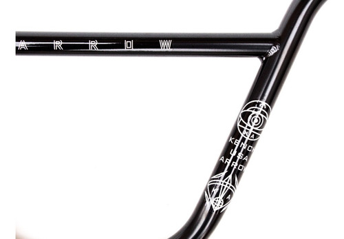 Imagen 9 de 9 de Manubrio Kench Bmx Arrow ¡cromo Linea Pro! 9 De Alto Negro