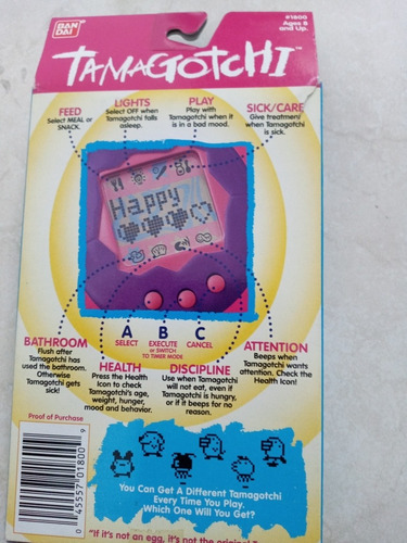 Tamagotchi Original Camuflaje Super Raro. Bandai 1996 (Usado)
