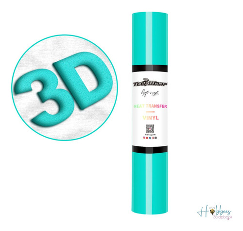 Teckwrap Vinil Termoadhesivo 3d Aqua Plotter Cortar Inflable