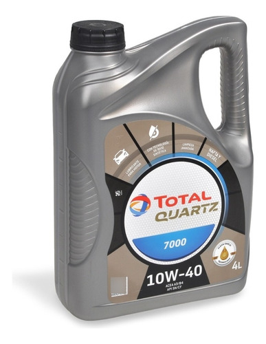 Aceite Total 10w40 4 Litros Para Peugeot 307 2.0 N 01-05