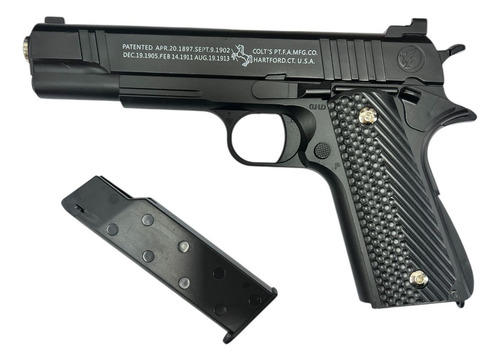 Pistola Metalica Colt -q11b Linterna Laser Airsoft Paintball