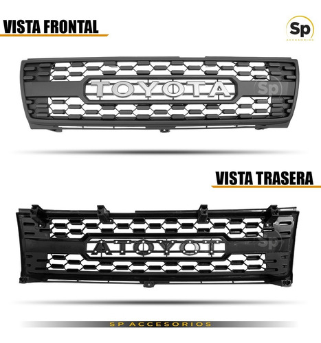 Imagen 7 de 8 de Parrilla Frontal Toyota Tacoma Trd 1997 98 99 2000 Led Trd