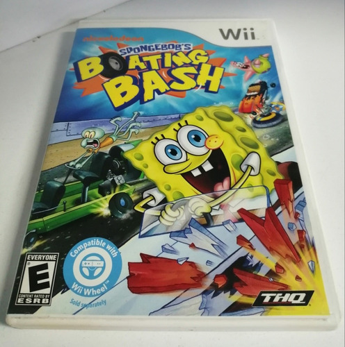 Sponge Bob Squere Pants Boating Bash | Thq | Nintendo Wii 