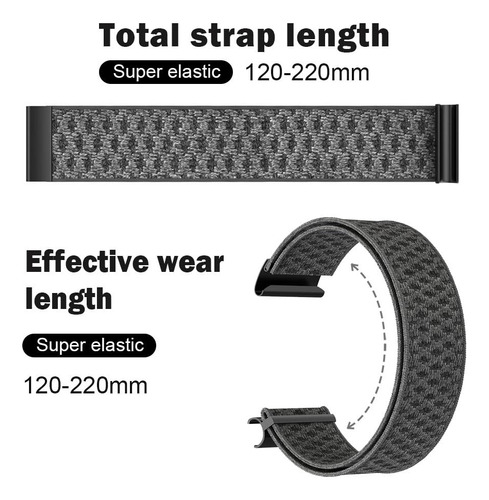 Pulsera Para Ruiyue 4.0 Correa Velcro Nylon Tejer Banda