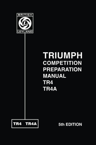 Libro:  Triumph Competition Preparation Manual Tr4, Tr4a