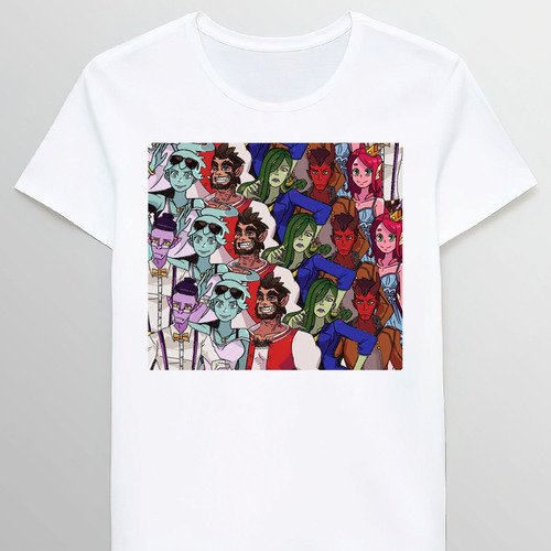 Remera Monster Prom Damien Vera Scott Polly Liam Mi 77599453