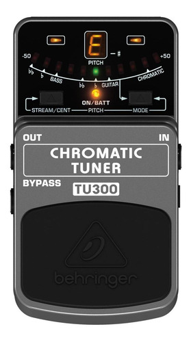 Pedal Afinador Behringer Tu300 Cromático Bypass
