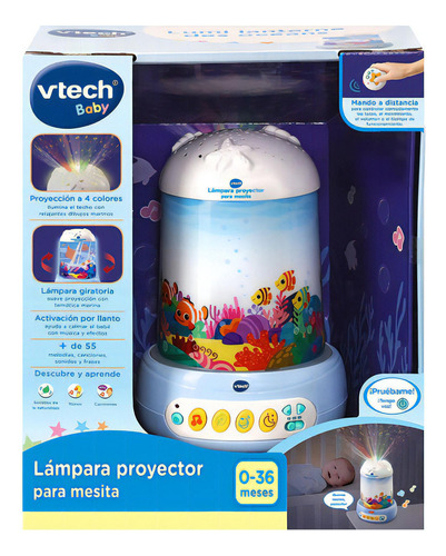 Vtech Lampara Proyector Para Mesita Color de la estructura Azul