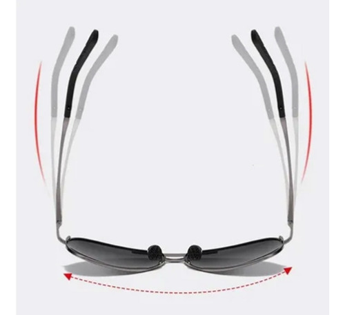 Imagen 7 de 9 de Gafas De Sol 100% Originales De Aluminio Polarizadas