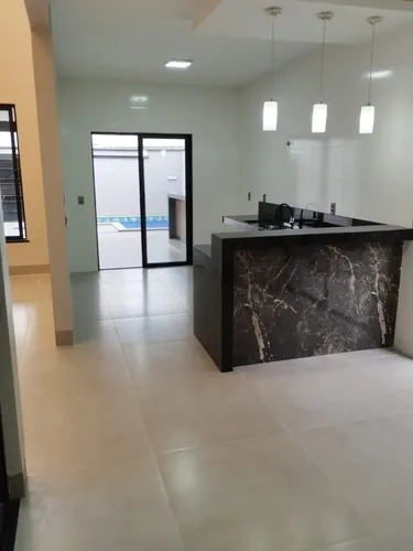 Casa Nova Alto Padrão Três Quartos Com Piscina Aquecida E Garagem Gourmet, Próximo Avenida São Luis - Moinho Dos Ventos