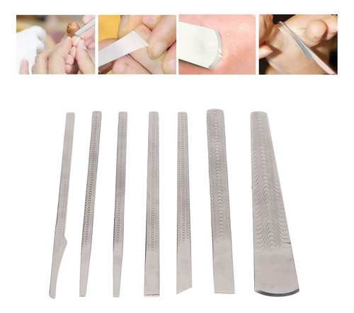 Juego Profesional De Cuchillos De Pedicura, 7 Piezas, Raspad