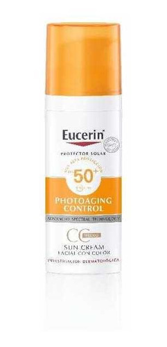 Protector Solar  Sun Spf50 Cc Cream X50ml Eucerin