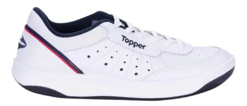 Zapatillas Topper X-Forcer color blanco/azul/rojo - adulto 41 AR