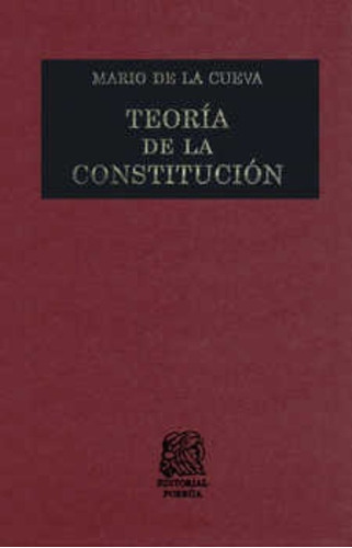 Teoría De La Constitución Guía Básica Libro Editorial Porrua