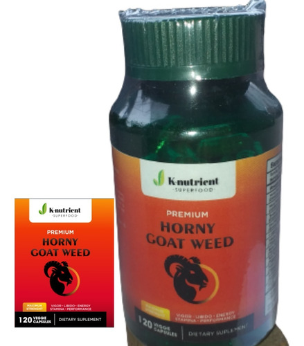 Horny Goat Weed Epimedium X 120 Cápsulas - Usa