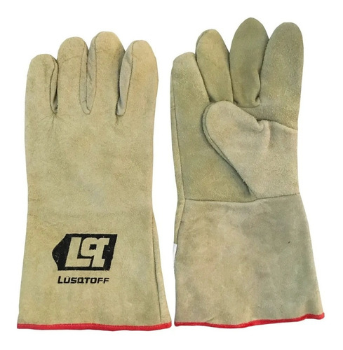 Imagen 1 de 7 de Guantes Para Soldador De Kevlar Comun Marca Lusqtoff