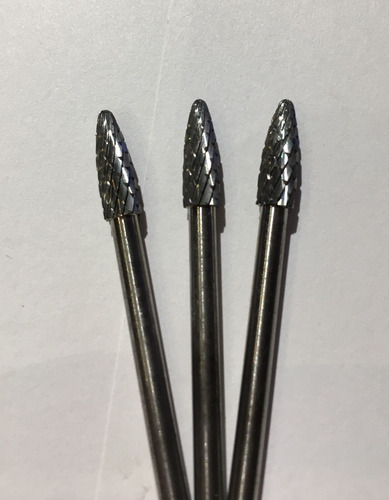 Carbide Burr, Tree Shape - .125 Steel Shank - .174 Di Ccfx