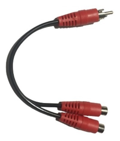 Cable Rca Y Audio 2 Hembras 1 Macho Kuma Pack 2