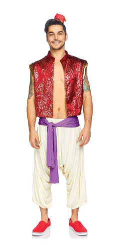 Disfraz Príncipe Aladdin Hombre Adulto Talla S