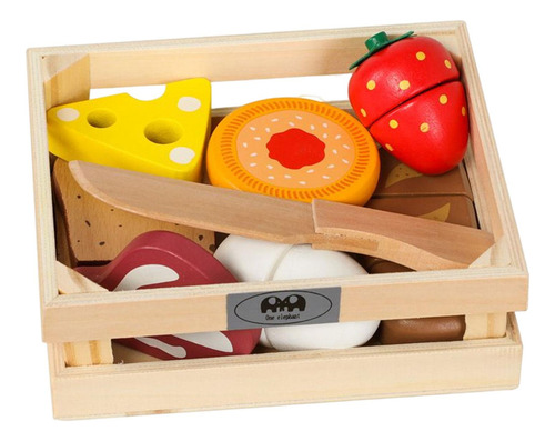 Juego De Cocina Para Niños, Juego De Corte De Comida Falsa,