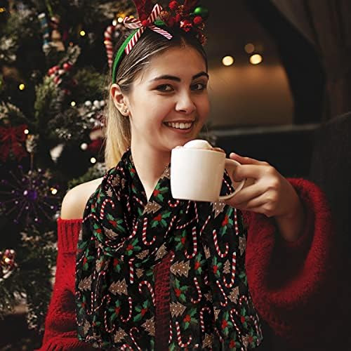 E-clover Bufanda De Moda Para Mujer Bufandas De Navidad Chal
