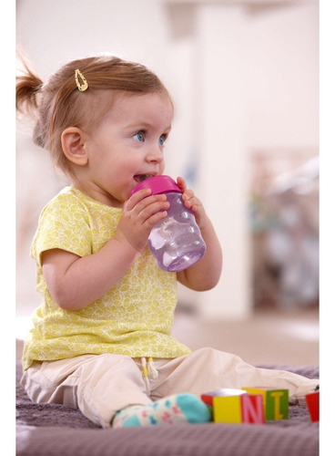 Imagen 5 de 5 de Vaso Avent Philips Easy Sip 260ml Nena 9m+ Boquilla Silicona