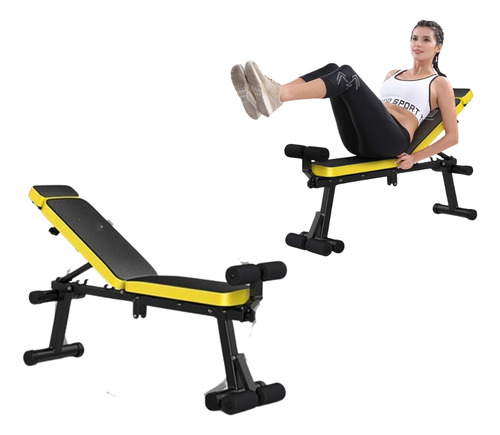 Banco Multiposiciones Gym Plegable Y Ajustable