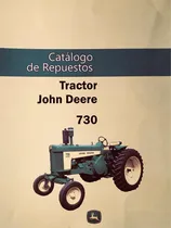 Comprar Manual De Repuestos Tractor John Deere 730