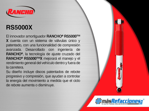 Amortiguador 60.401 Cm Rs5000x Izq/der Tra D100 Pickup 68-74