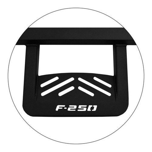 Par Estribo Axk Bully F250 4x4 Cabine Simples 2008 2009 2011