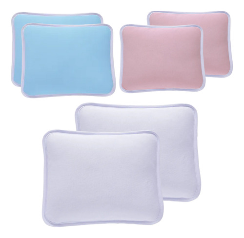 Kit 2 Fronhas 30x40 Para Berço Lisas 100% Algodão