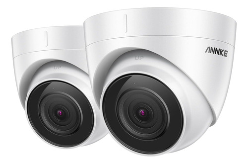 Annke C500 Paquete De 2 Cámaras De Seguridad Ip De 5mp 100 F