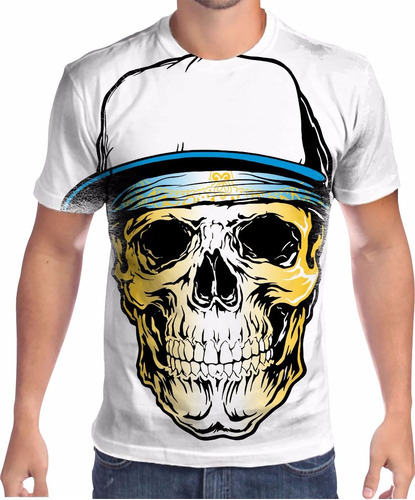 Camiseta  Caveira Boné