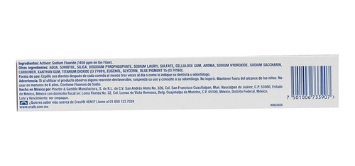 Crest Complete 4 En 1 Pasta Dental Con Flúor C/100ml
