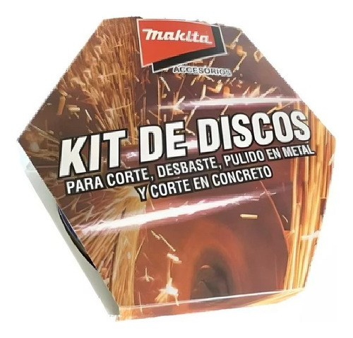Kit De Discos Para Miniesmeriladora 4 Piezas B-90467 Makita