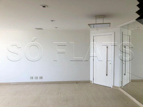 Imagem 5 de 15 de Flat Alto Padrão Em Moema Sem Mobília - Sf34809