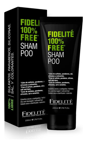 Shampoo Libre De Parabenos, Fidelité 100% Free 230ml 