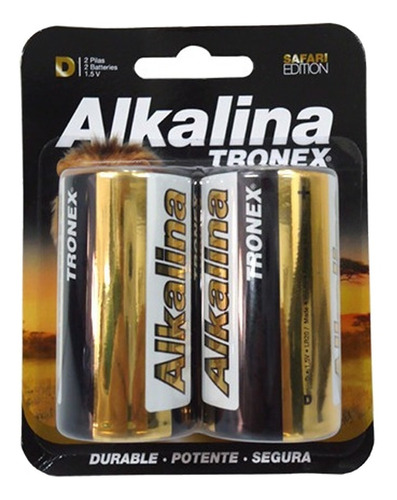 Trdlr20alb2 - Bateria Tronex Alcalina D Bl X 2