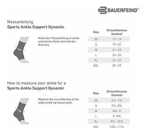 Bauerfeind Sports Ankle Support Dynamic - Tobillera Deportiva