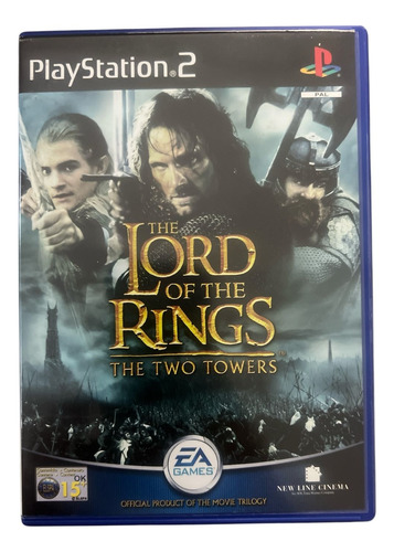 Jogo The Lord Of The Ring : The Two Towers Do Ps2 Europeu