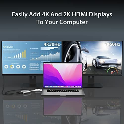 Adaptador Multimonitor J5create Usb-c A Hdmi Dual Con Usb T