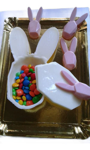 Huevo De Pascua Conejo Diamante