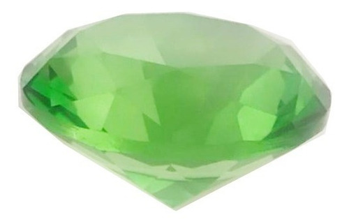 Diamante Brilhante Gigante Cristal  Vidro Sintético 8 Cm 